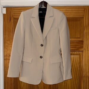 Zara Women's Beige Blazer Size Small